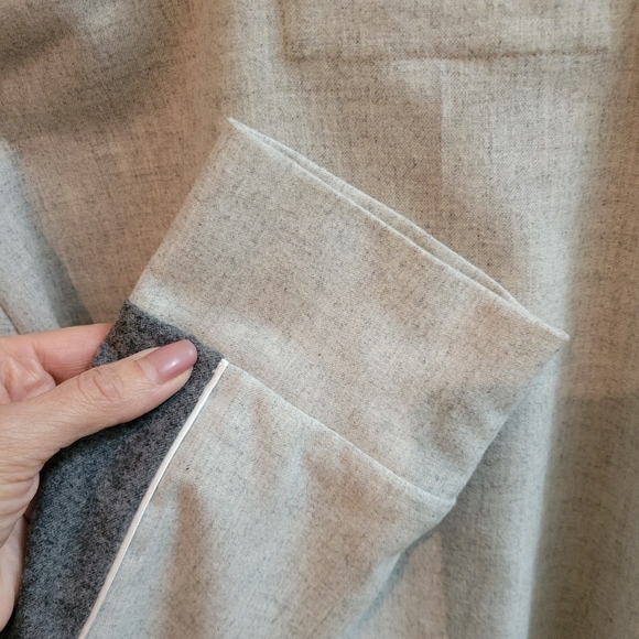 John Varvato's OTD Men's Gray Track Jacket NWT Large Quiet Luxury Streetwear - Picture 9 of 13